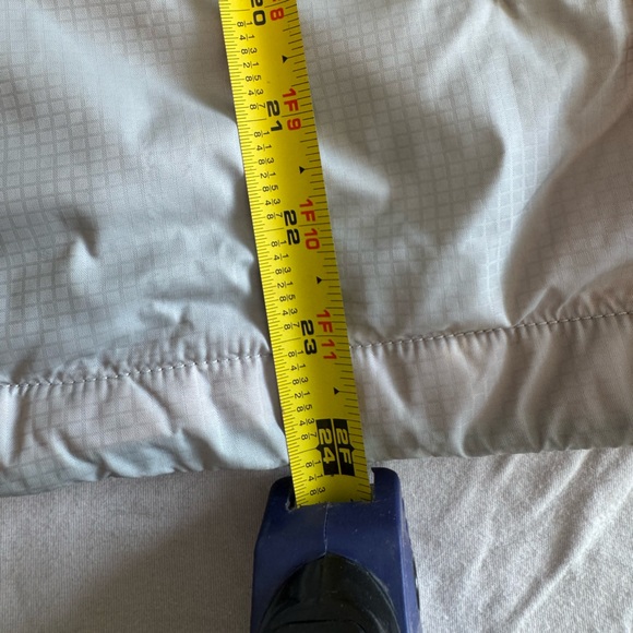 The North Face Pitaya Fleece Lined Windbreaker Jacket Gray Orange Hooded y2k - Picture 8 of 9